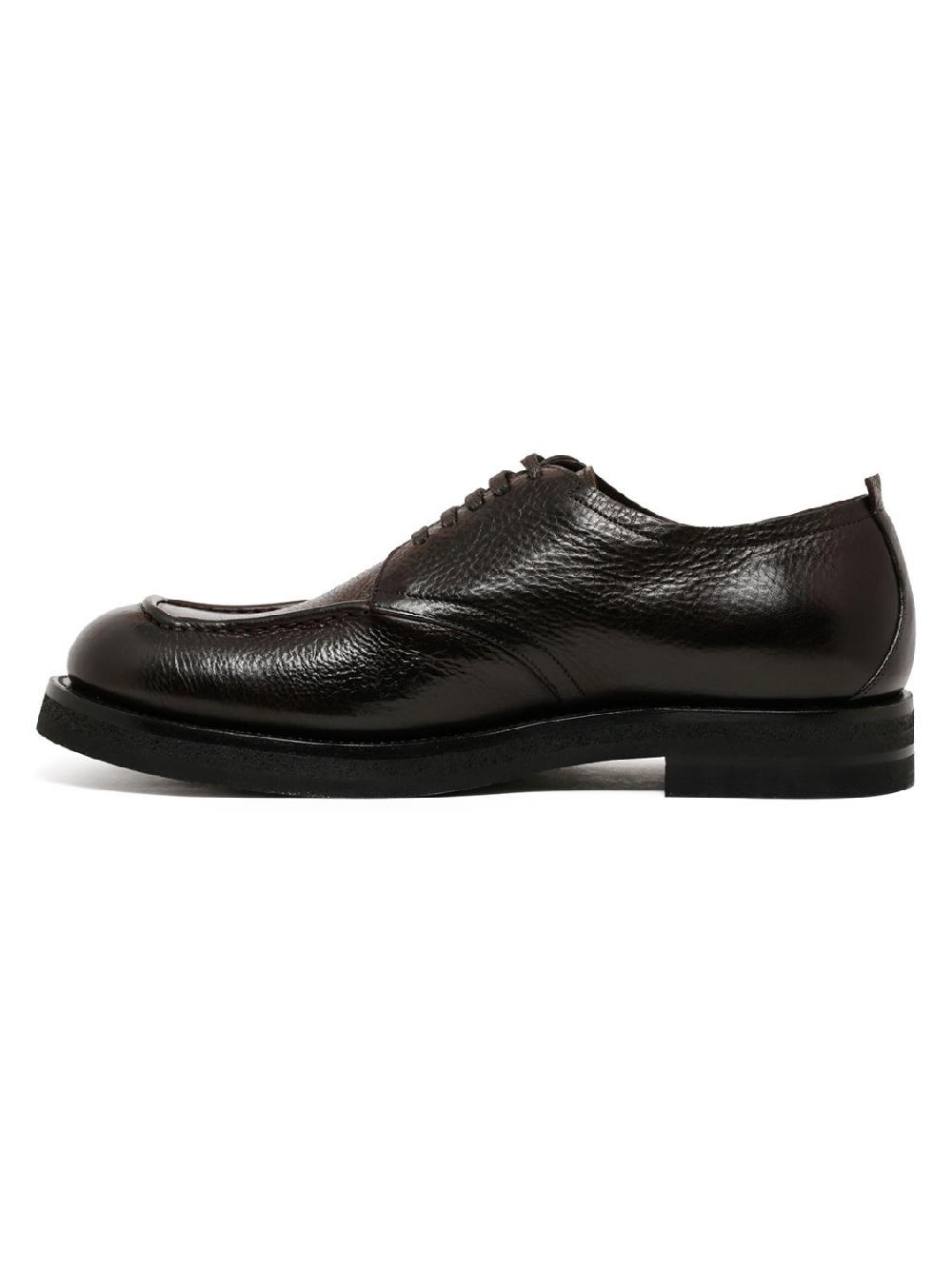Silvano Sassetti Scarpe Derpy in pelle testa di moro Vendita Economica