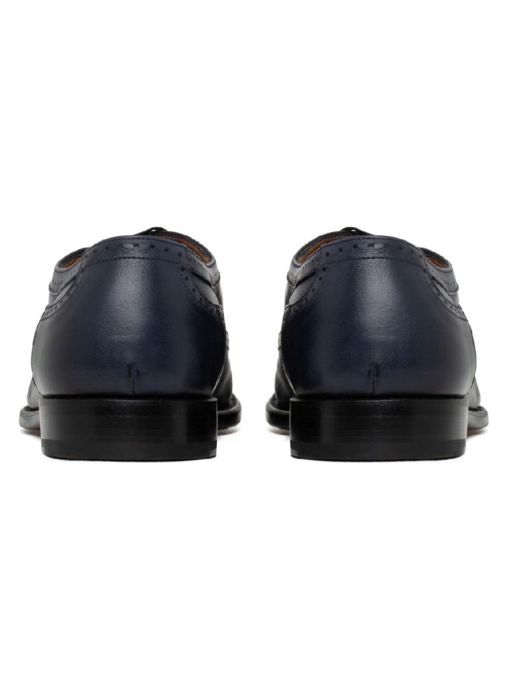 Silvano Sassetti Scarpe Derby in pelle blu Saldi Di Fabbrica