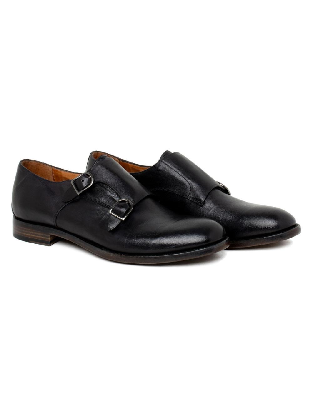 Silvano Sassetti Scarpe monk nere con doppia fibbia I Più Venduti