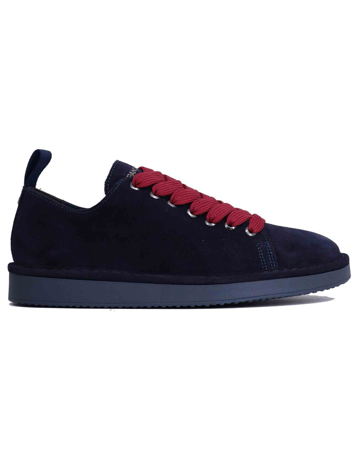 Spatarella Sneakers uomo in camoscio blu Online