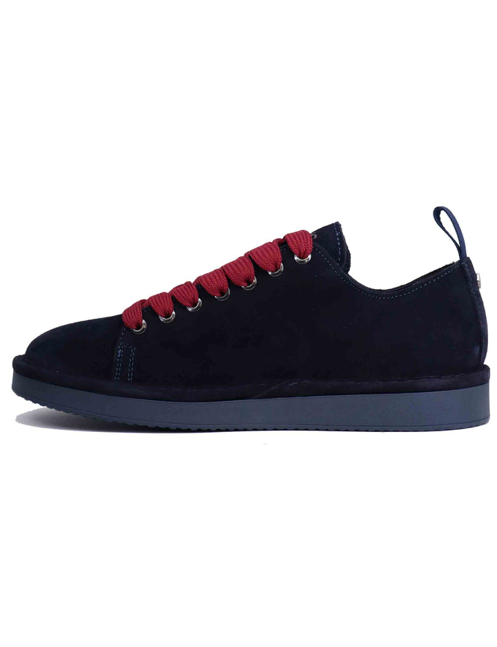 Spatarella Sneakers uomo in camoscio blu Online