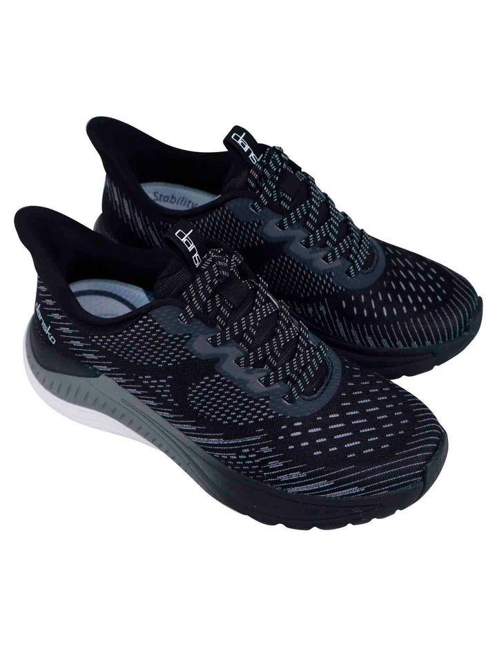 Spatarella Sneakers donna Mesh in tela nera In Vendita