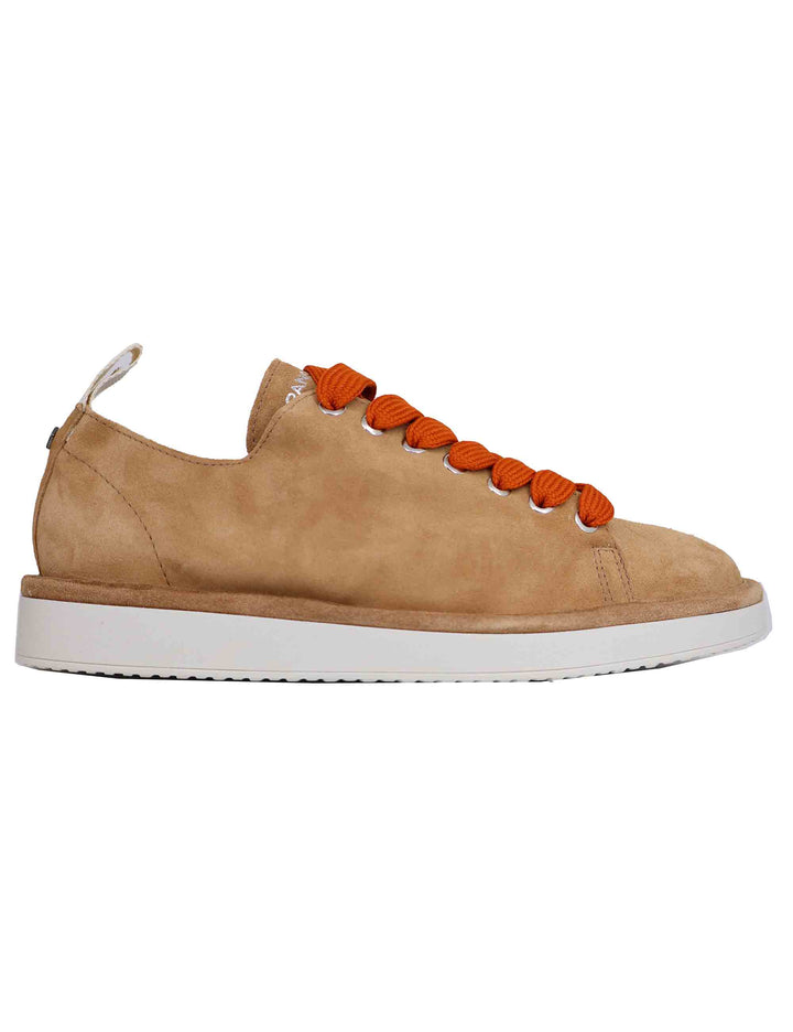 Spatarella Sneakers uomo in camoscio cuoio Pezzi Unici
