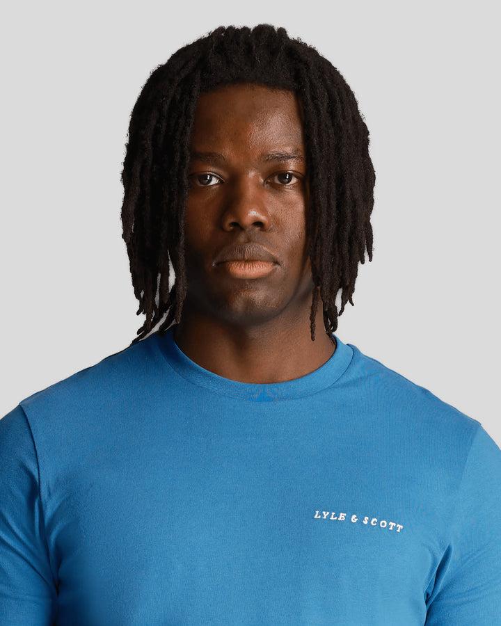Spatarella T-shirt uomo in jersey azzurro Saldi