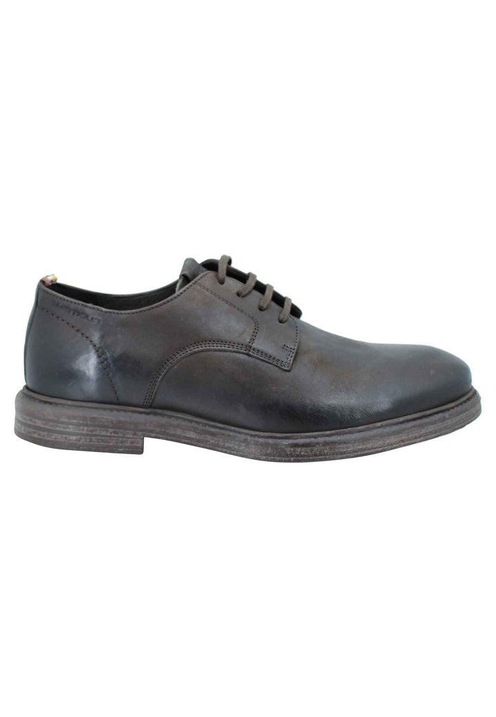 Spatarella Stringata uomo in pelle marrone suola in gomma e sottopiede memory foam Fino al 55% di sconto