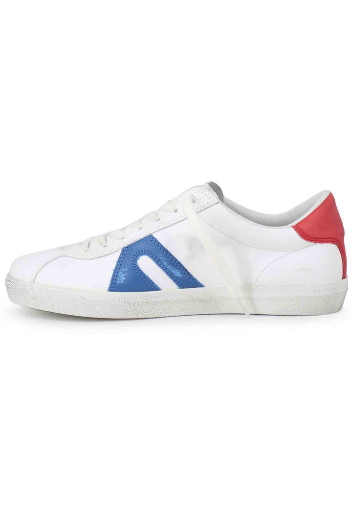 Spatarella Sneakers uomo in pelle bianca Vendita Calda