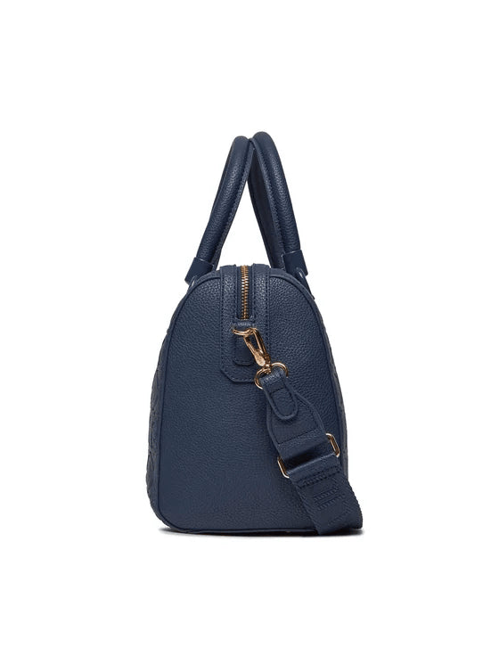 Spatarella Borse donna a mano in similpelle blu navy Soddisfazione Garantita