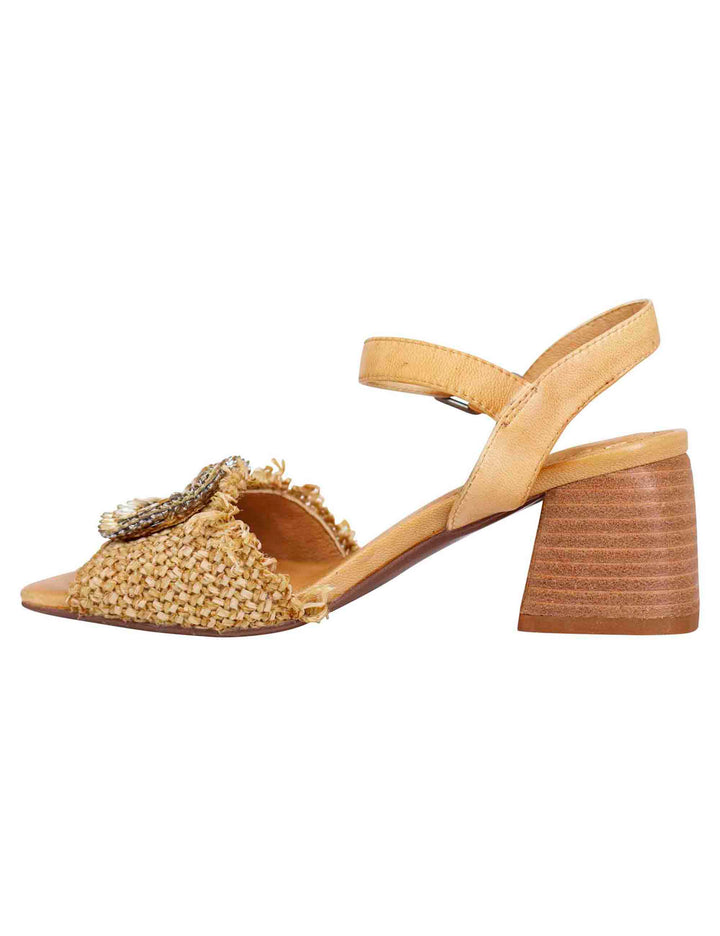Spatarella Sandali donna in rafia naturale con strass e cinturino alla caviglia Soddisfazione Garantita
