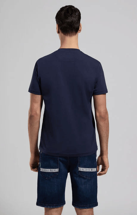 Spatarella T-shirt uomo girocollo in jersey blu bmt0202-7000 Hotsell