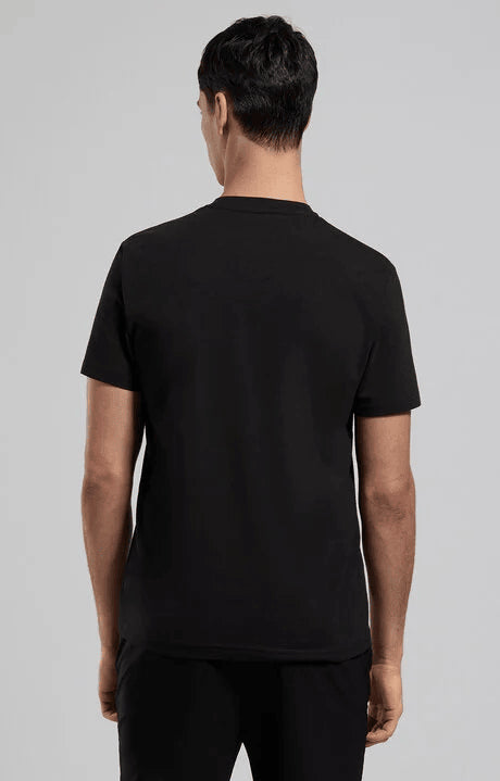 Spatarella T-shirt uomo girocollo in jersey nero bmt0202-8000 In Saldo