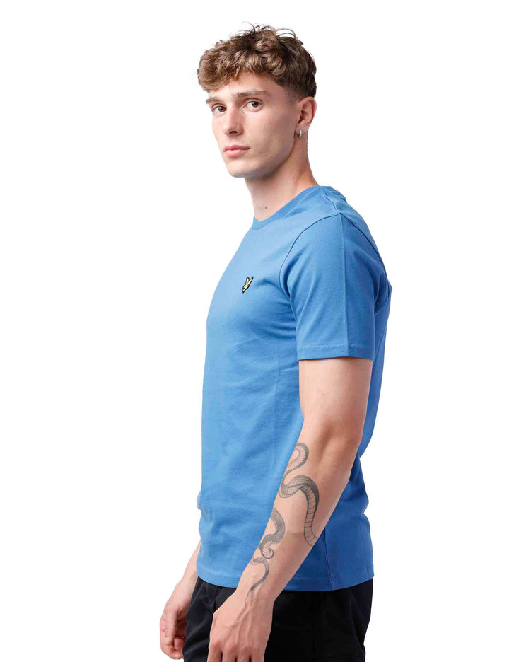 Spatarella T-shirt uomo in cotone blu Negozi Online