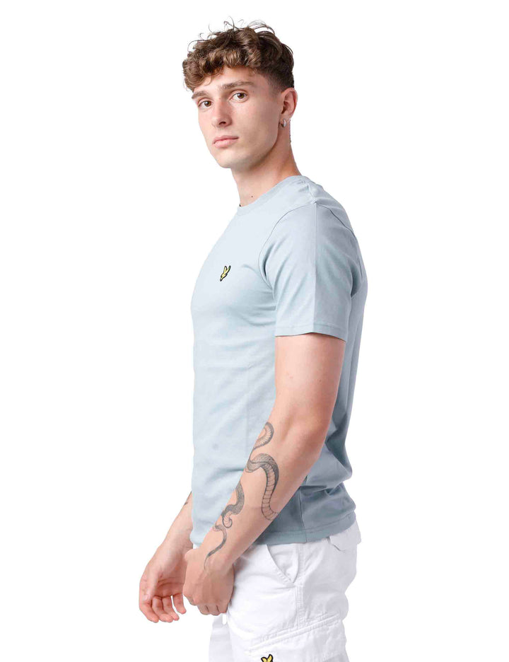 Spatarella T-shirt uomo in cotone celeste Acquista Ora