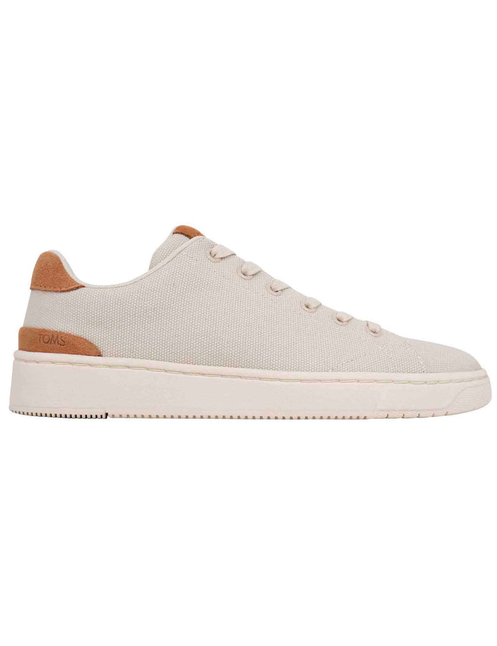 Spatarella Sneakers uomo in tessuto beige Novità