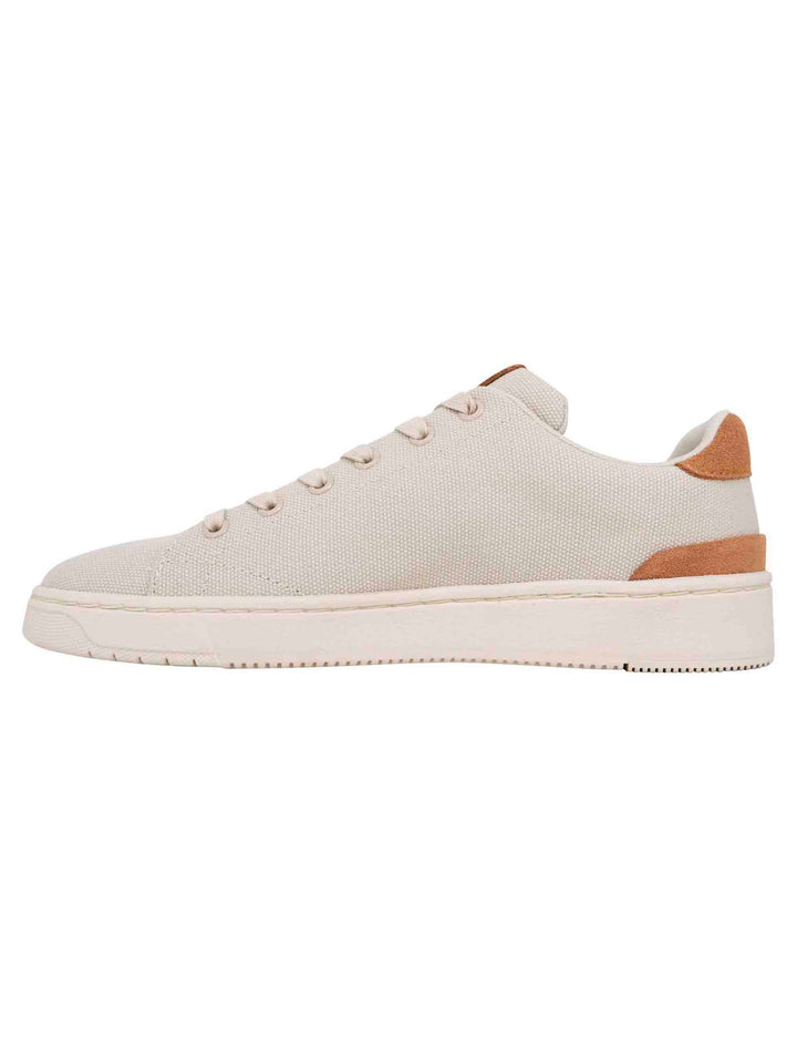Spatarella Sneakers uomo in tessuto beige Novità