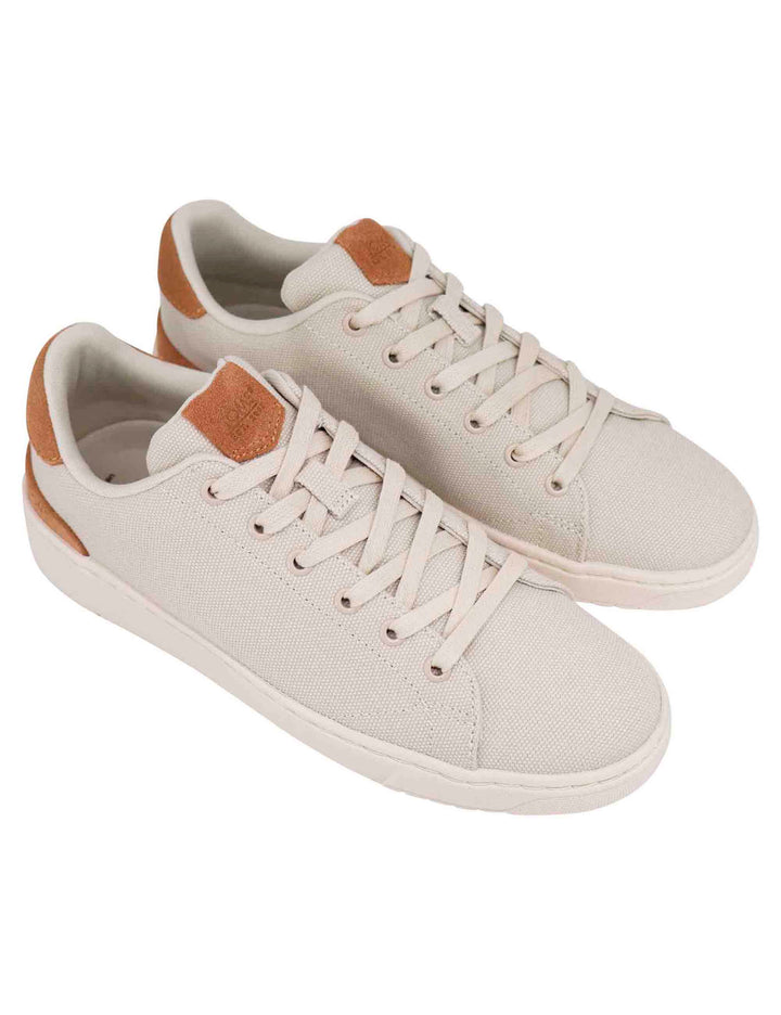 Spatarella Sneakers uomo in tessuto beige Novità