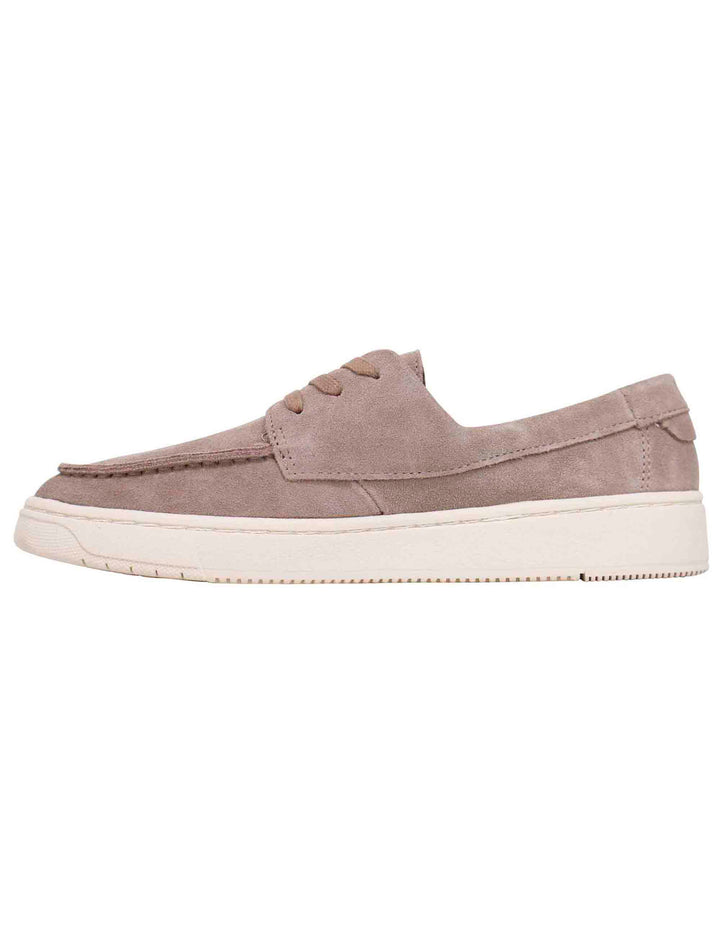 Spatarella Stringate uomo in camoscio taupe con suola in gomma Offerta