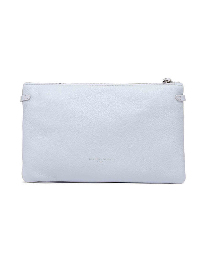 Spatarella Borse donna pochette Hermy in pelle acqua con manico a bracciale e tracolla in pelle Nuovo