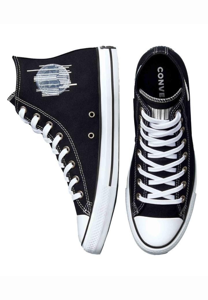 Spatarella Sneakers da donna Chuck Taylor Translucent Barcode in tela nera Pezzi Unici
