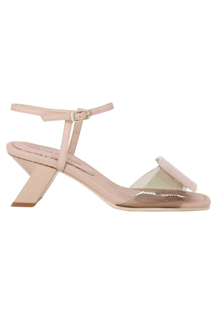 Spatarella Sandali donna in pelle nude con accessorio in tinta Affare Del Giorno