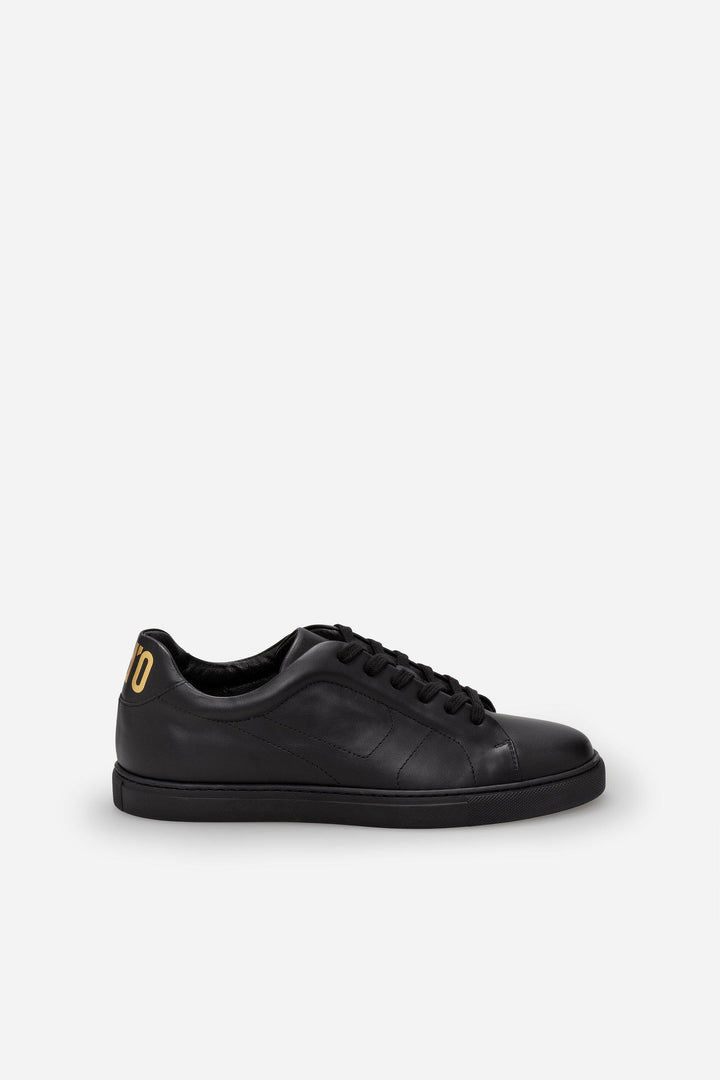 Spatarella Sneakers uomo N.100 in pelle nera Nuova