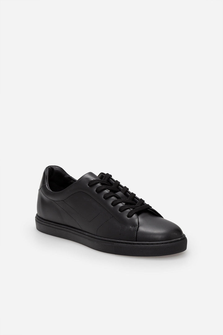 Spatarella Sneakers uomo N.100 in pelle nera Nuova