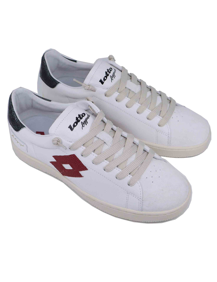 Spatarella Snekaers uomo in pelle bianca autograph Promozione
