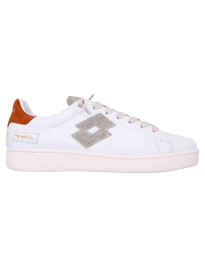 Spatarella Snekaers uomo in pelle bianca autograph Negozi Online