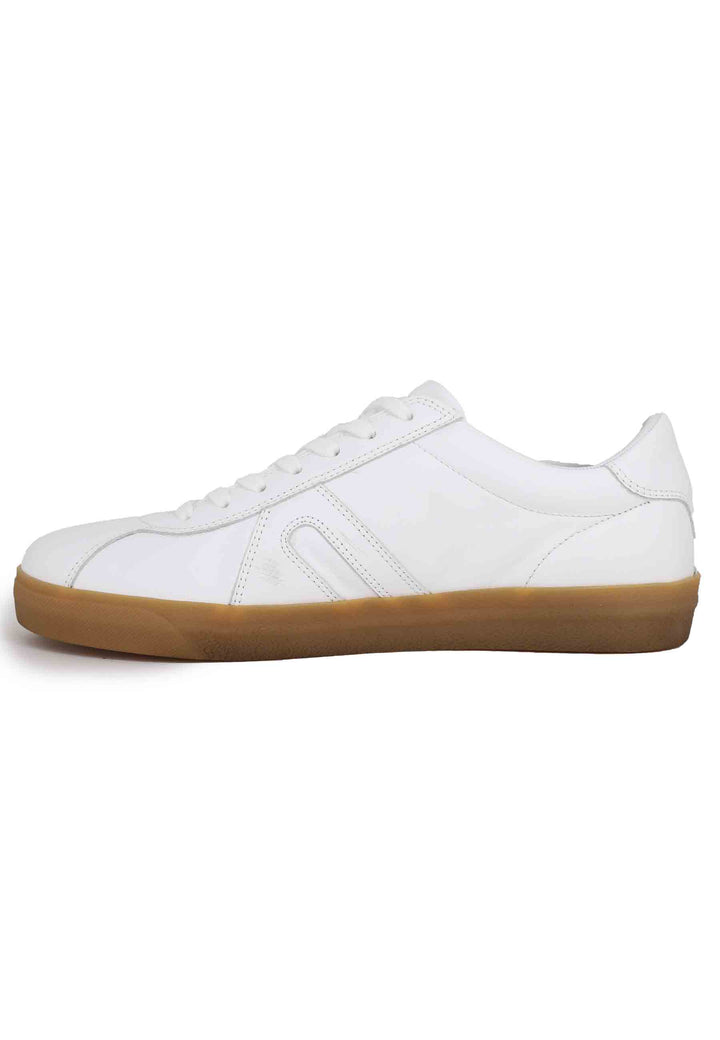 Spatarella Sneakers uomo in pelle bianca Sconto