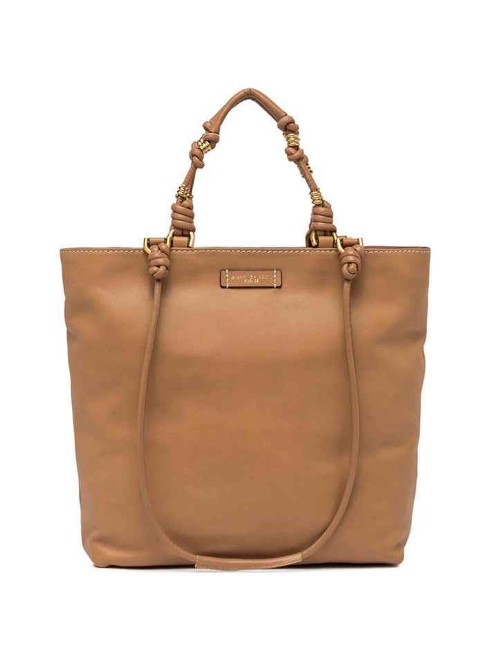 Spatarella Shopping bag donna Camilla in pelle cuoio con doppi manici Negozio