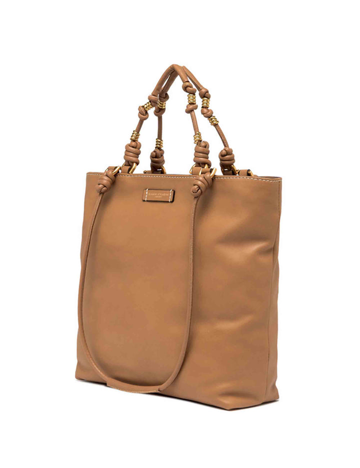 Spatarella Shopping bag donna Camilla in pelle cuoio con doppi manici Negozio