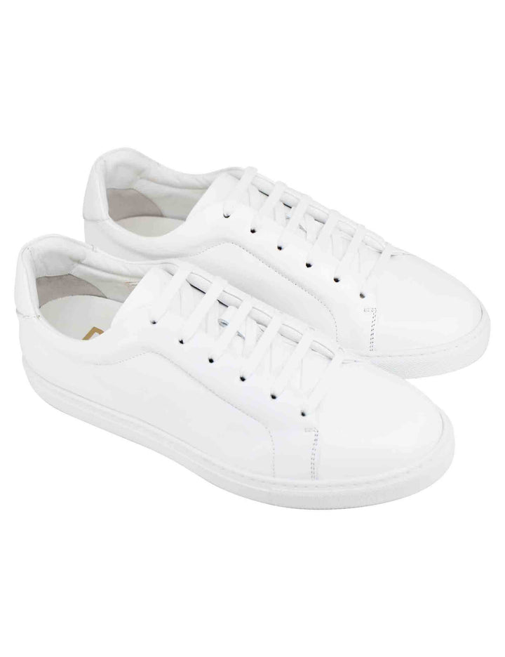 Spatarella Sneakers uomo Foro italico in pelle bianca Promozione Limitata