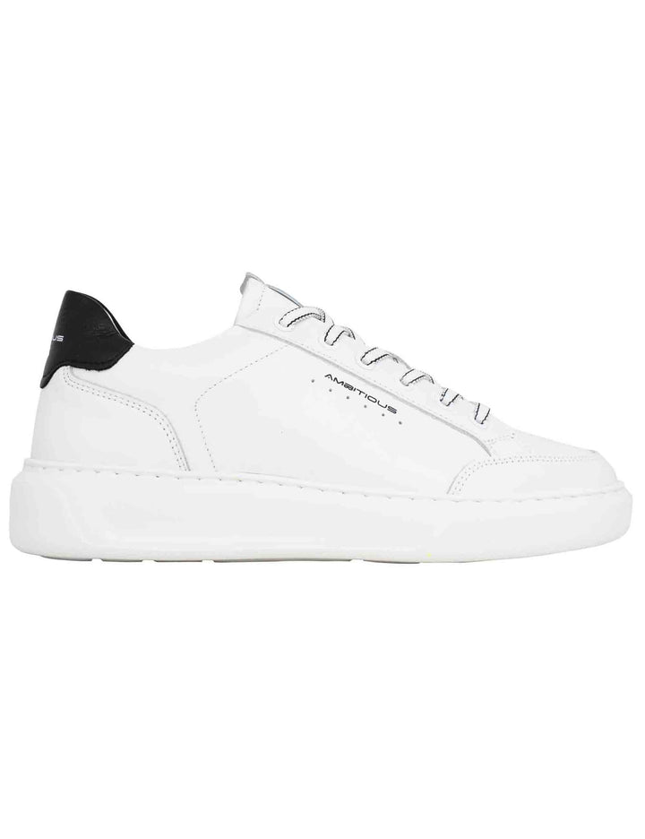 Spatarella Sneakers uomo Kit in pelle bianca Sottocosto