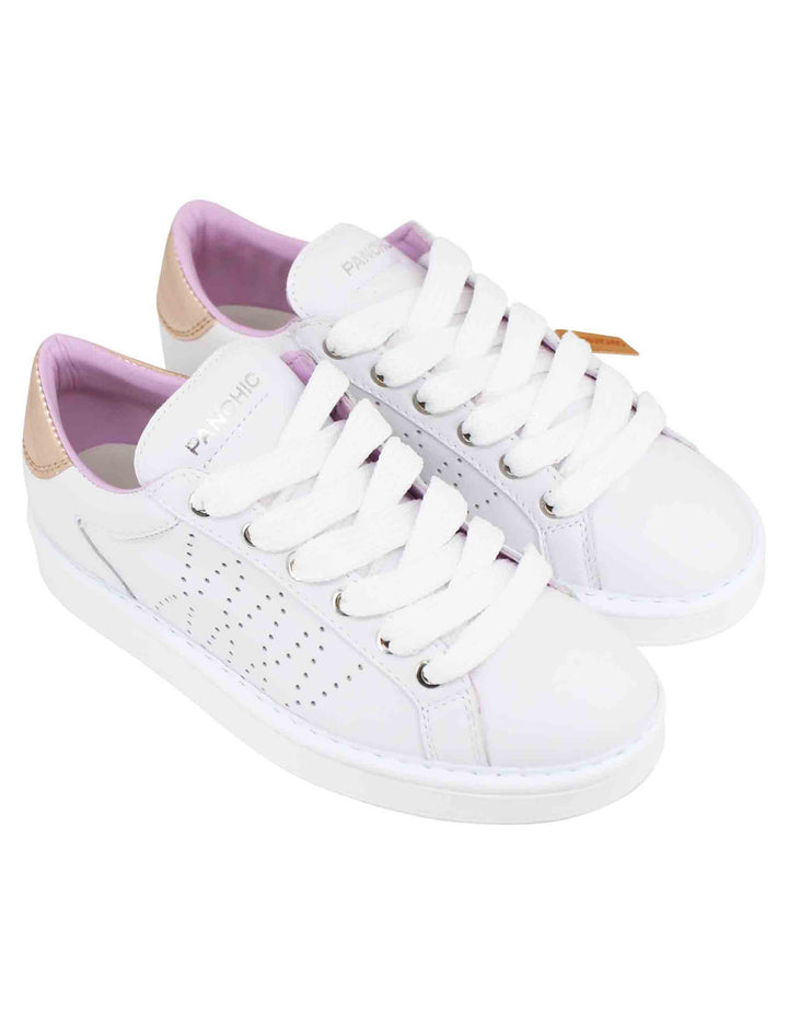 Spatarella Sneakers donna in pelle bianca Convenienza