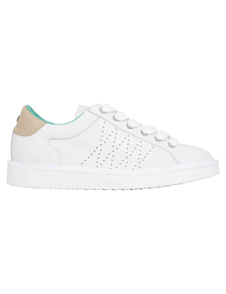 Spatarella Sneakers uomo in pelle bianca Novità