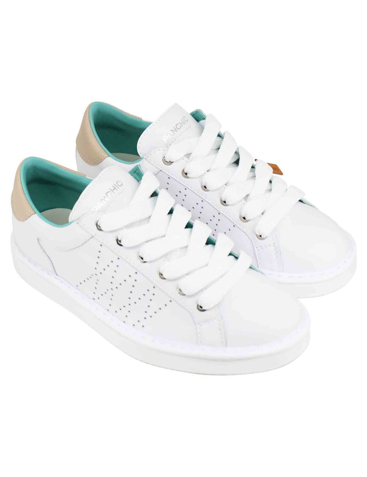Spatarella Sneakers uomo in pelle bianca Novità