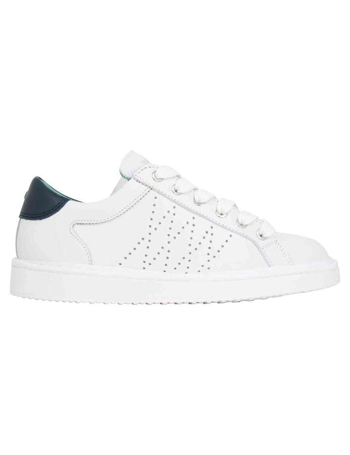 Spatarella Sneakers uomo in pelle bianca Presa