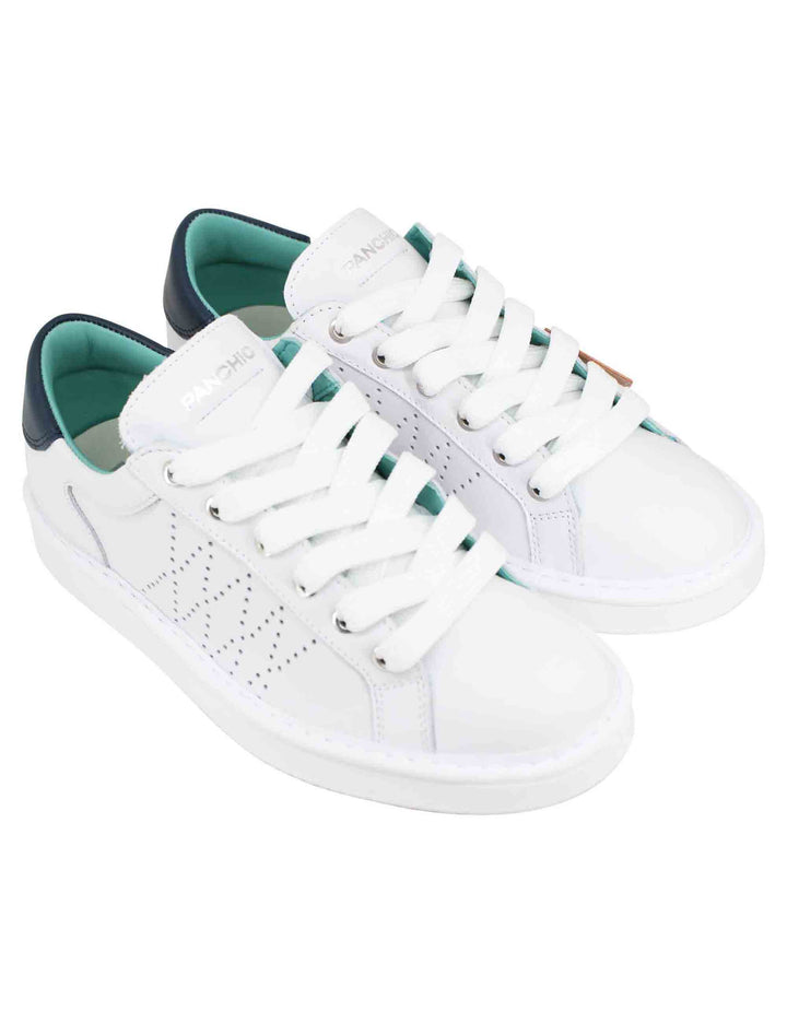 Spatarella Sneakers uomo in pelle bianca Presa