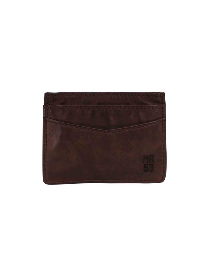 Spatarella Portacarte uomo in pelle vintage testa di moro Hotsell