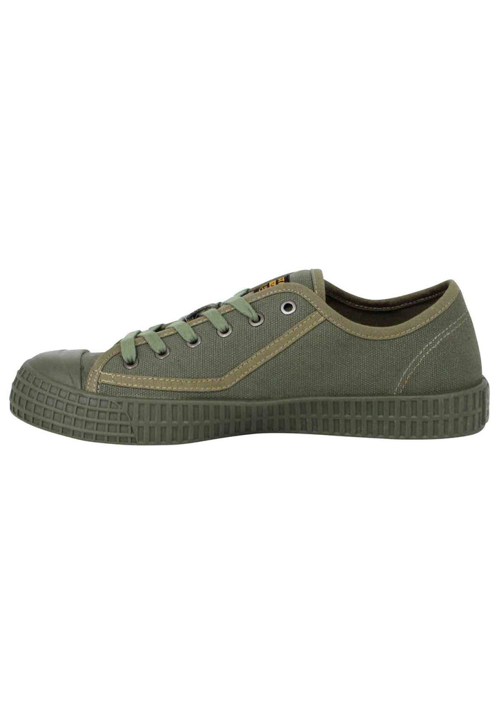 Spatarella Sneakers uomo Rovulc II in canvas verde Italia