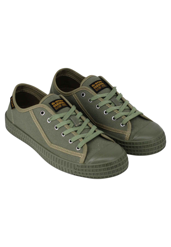 Spatarella Sneakers uomo Rovulc II in canvas verde Italia