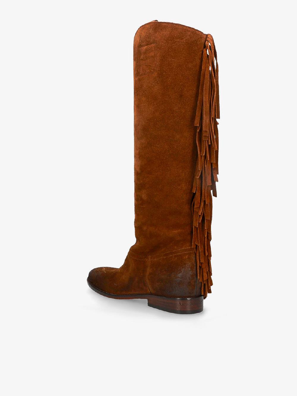 Strategia GIPSY STIVALE CON FRANGE MARRONE Sconto
