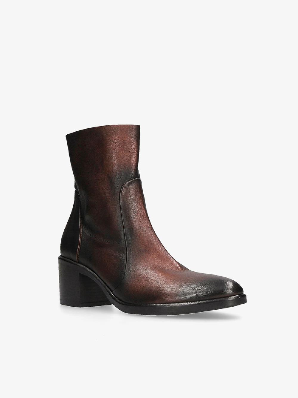 Strategia SAY STIVALETTO LAMINATO NERO RAME SFUMATO Moda