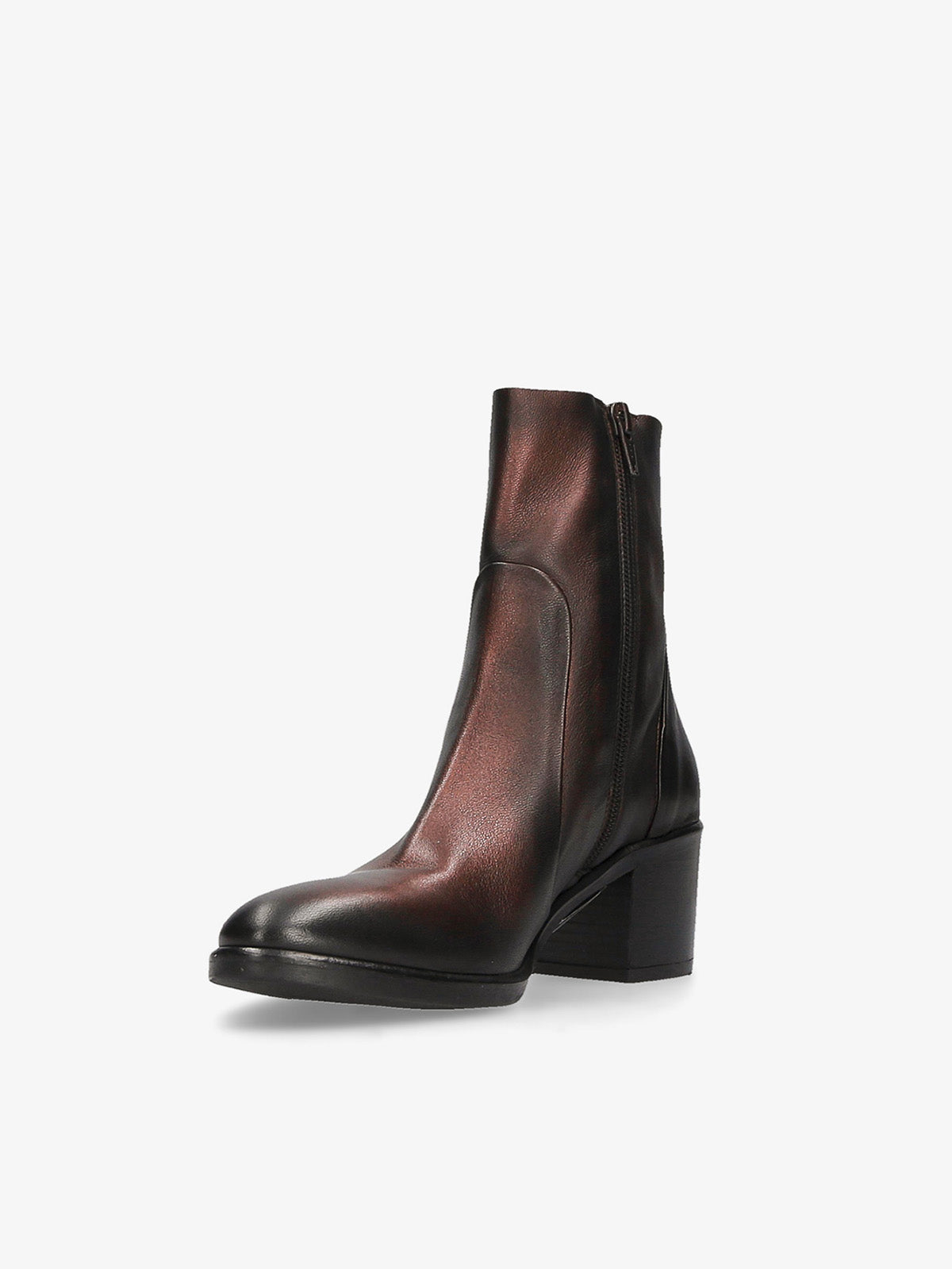 Strategia SAY STIVALETTO LAMINATO NERO RAME SFUMATO Moda