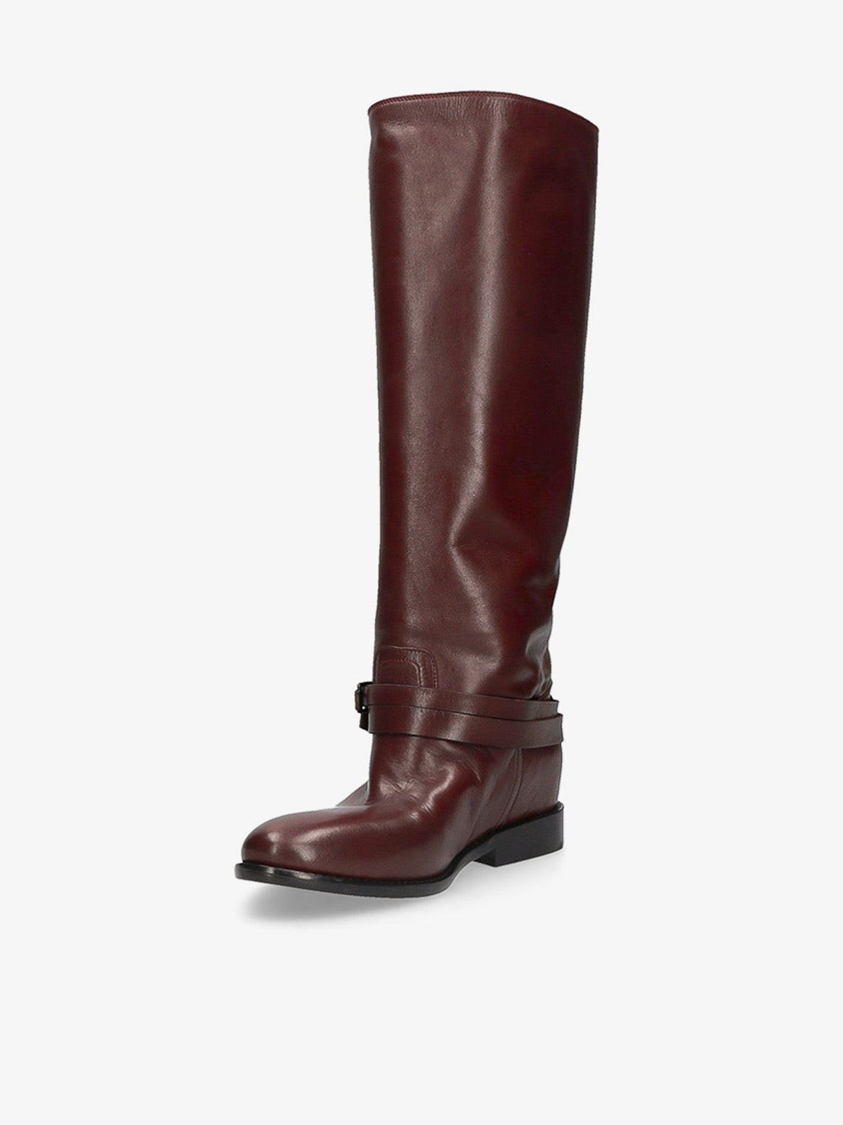 Strategia REINS STIVALE TEXANO IN PELLE BORDEAUX In Vendita