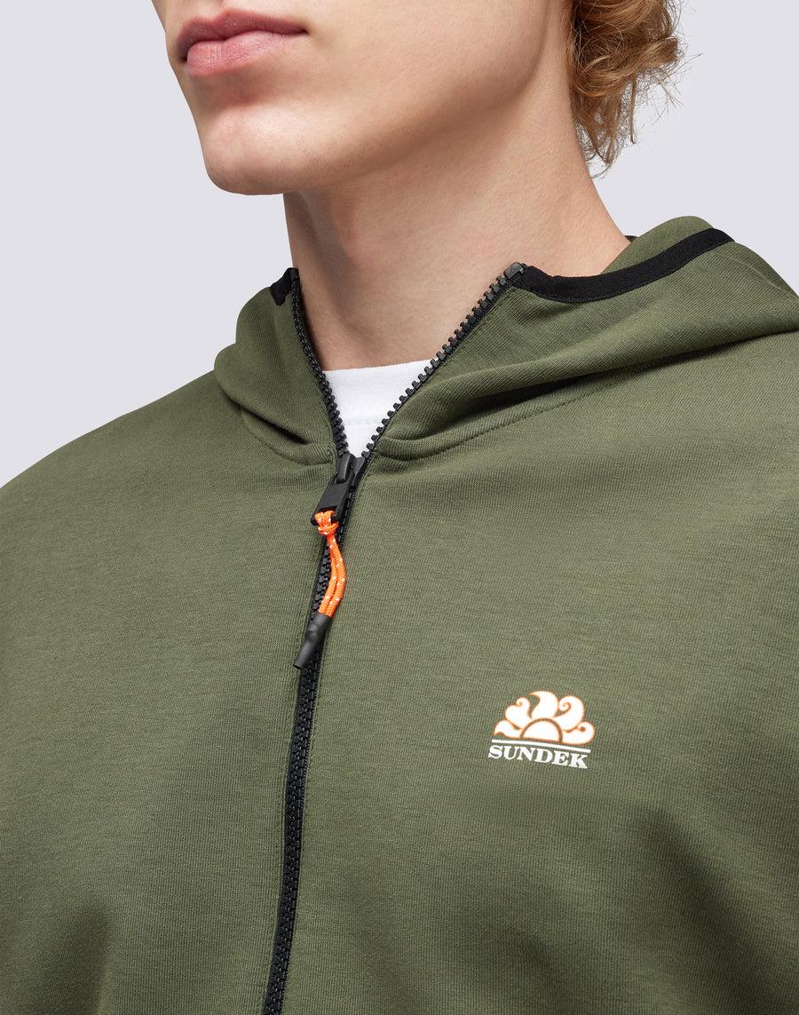 Sundek felpa full zip con cappuccio M411JHIL400-30201 Convenienza