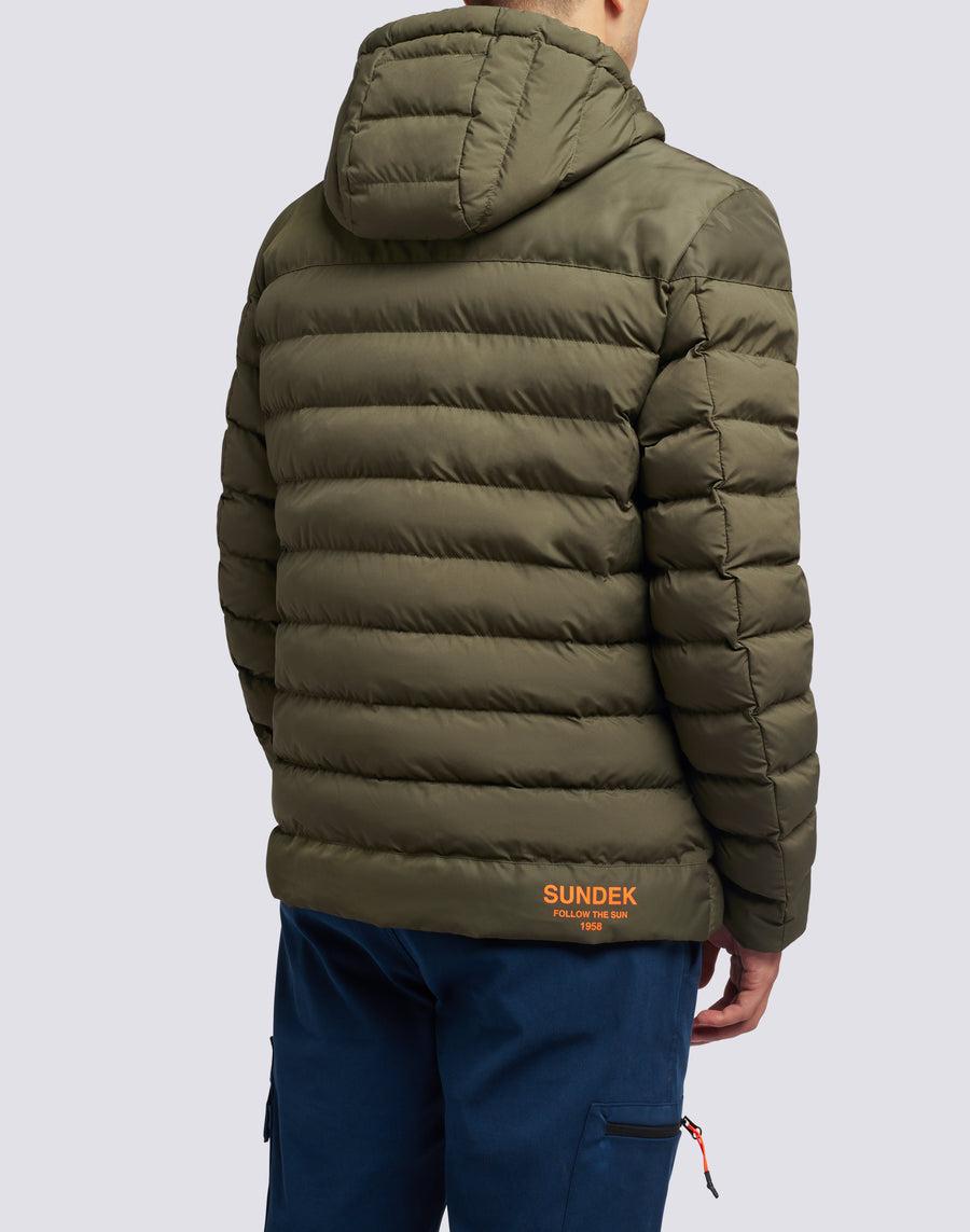 Sundek giacca trapuntata con cappuccio m998jkdp100-30201 Novità