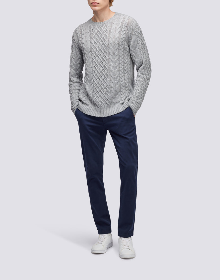Sundek maglione a girocollo misto cashmere M354KIWS100-02900 Presa