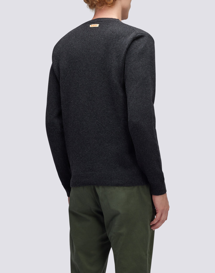 Sundek maglione a girocollo misto cashmere M352KIWS500-94400 Economico