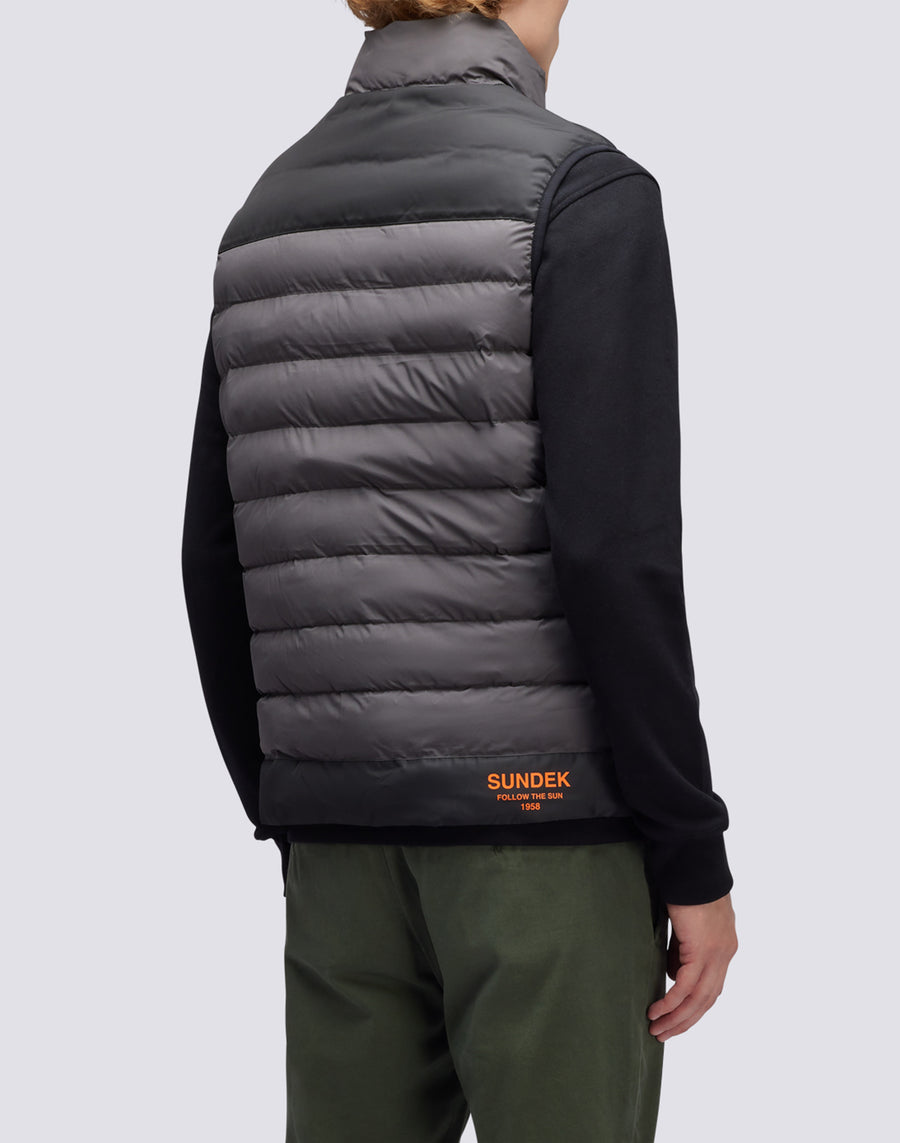 Sundek gilet trapuntato m999jvdp100-94401 Outlet