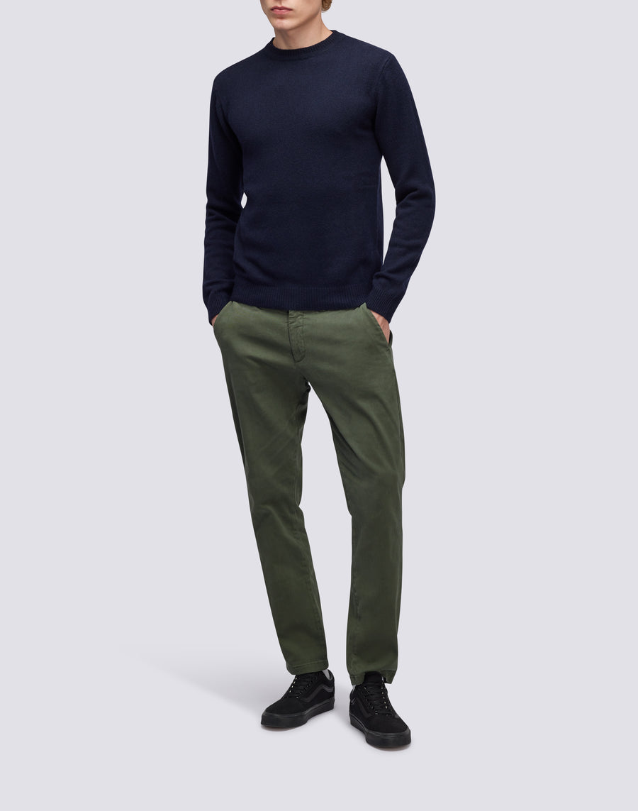 Sundek maglione a girocollo misto cashmere M352KIWS500-00700 Saldi Di Fabbrica